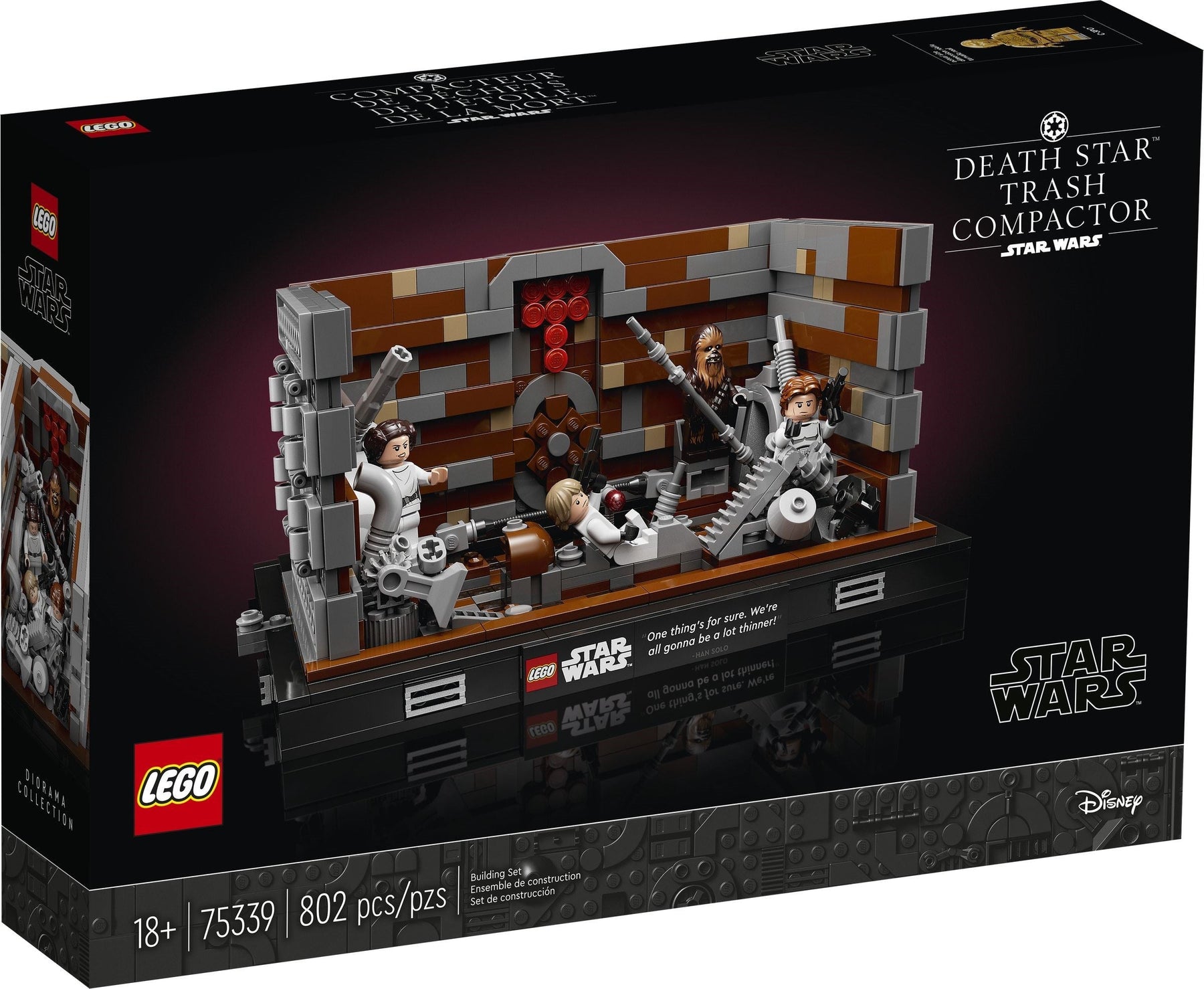 LEGo Star Wars 75339 Death Star Trash Compactor Diorama- Auzzi Store