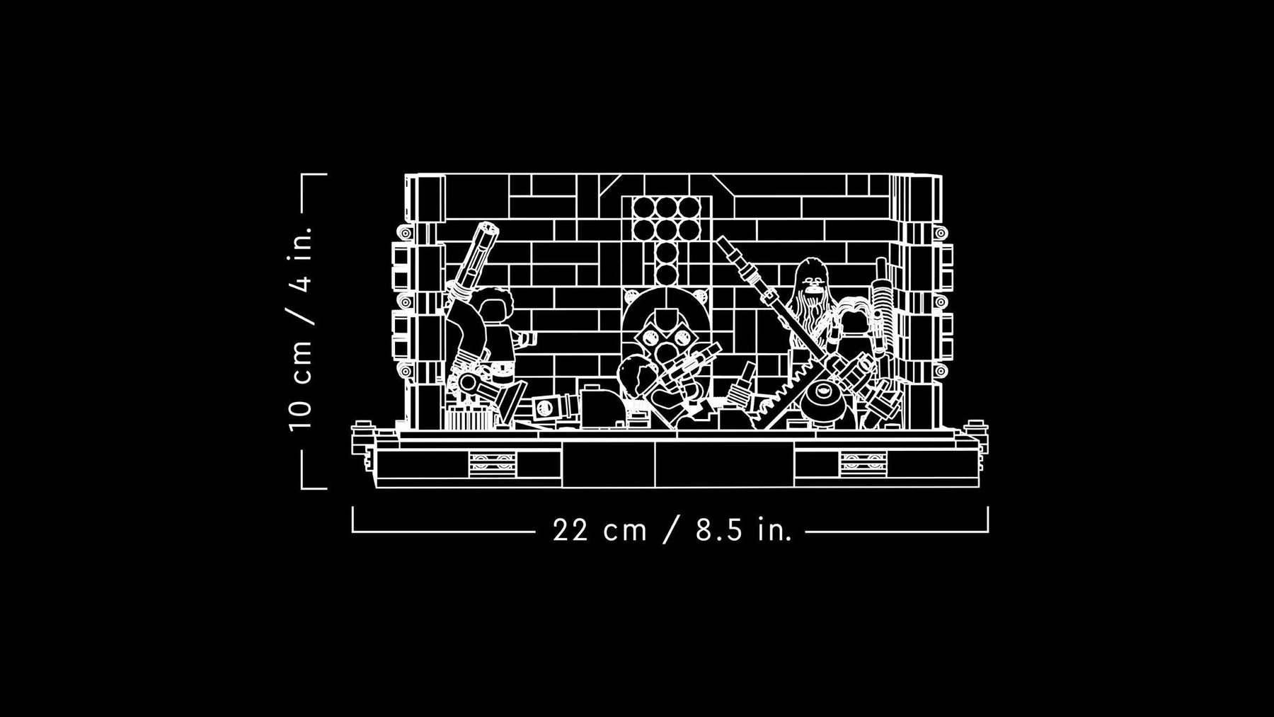 LEGo Star Wars 75339 Death Star Trash Compactor Diorama- Auzzi Store
