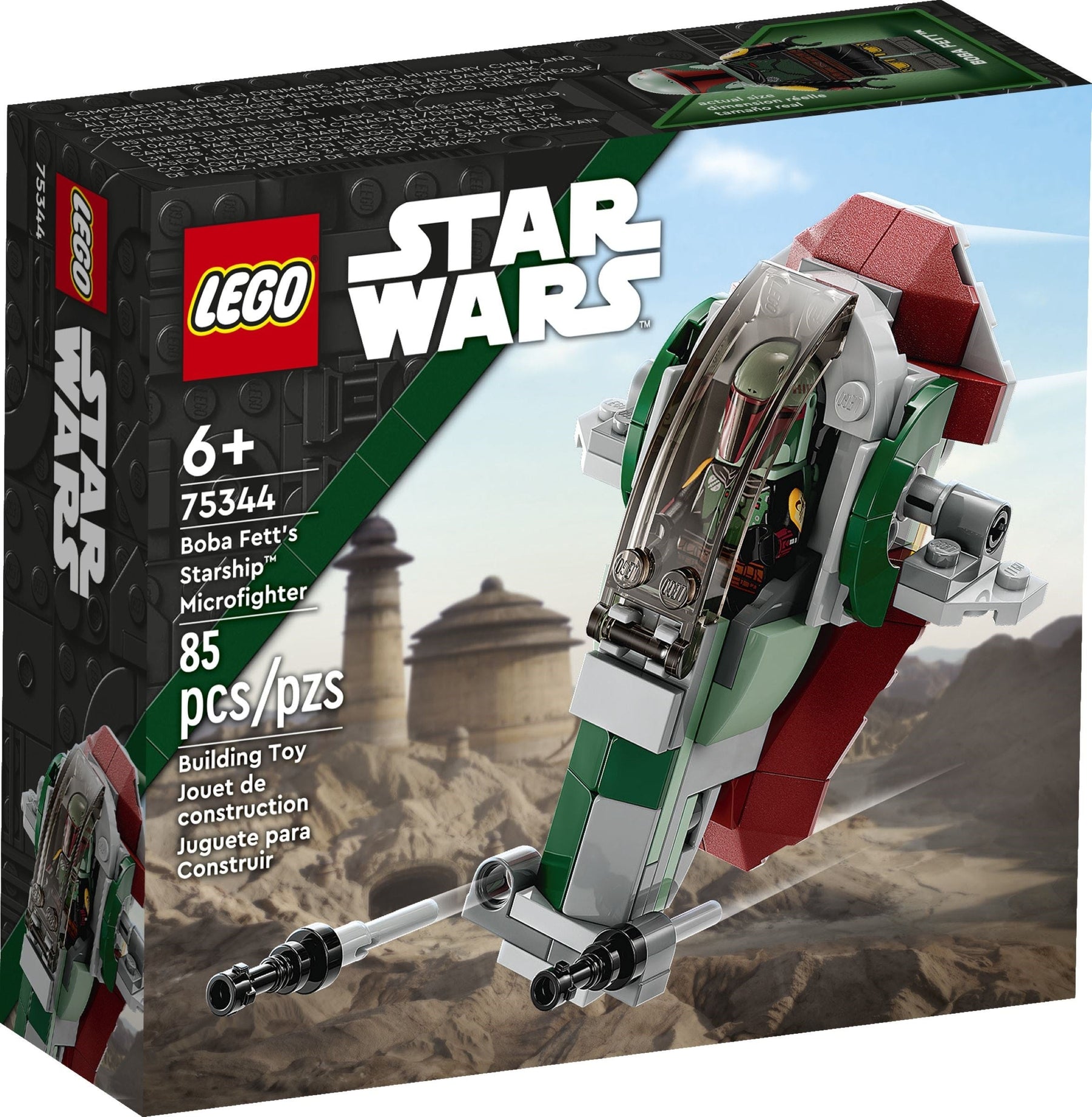 LEGO 75344 Boba Fett's Starship Microfighter – Star Wars Mini Build - SuperSaverAU - view 1