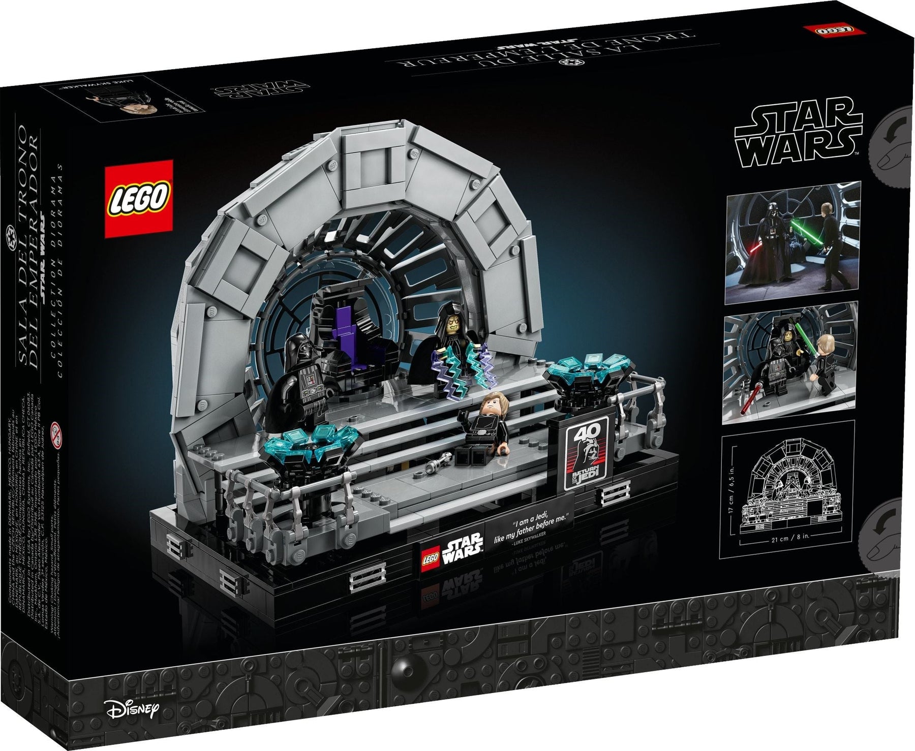 LEGO 75352 Emperor’s Throne Room Diorama – Star Wars Display Model - SuperSaverAU - view 5
