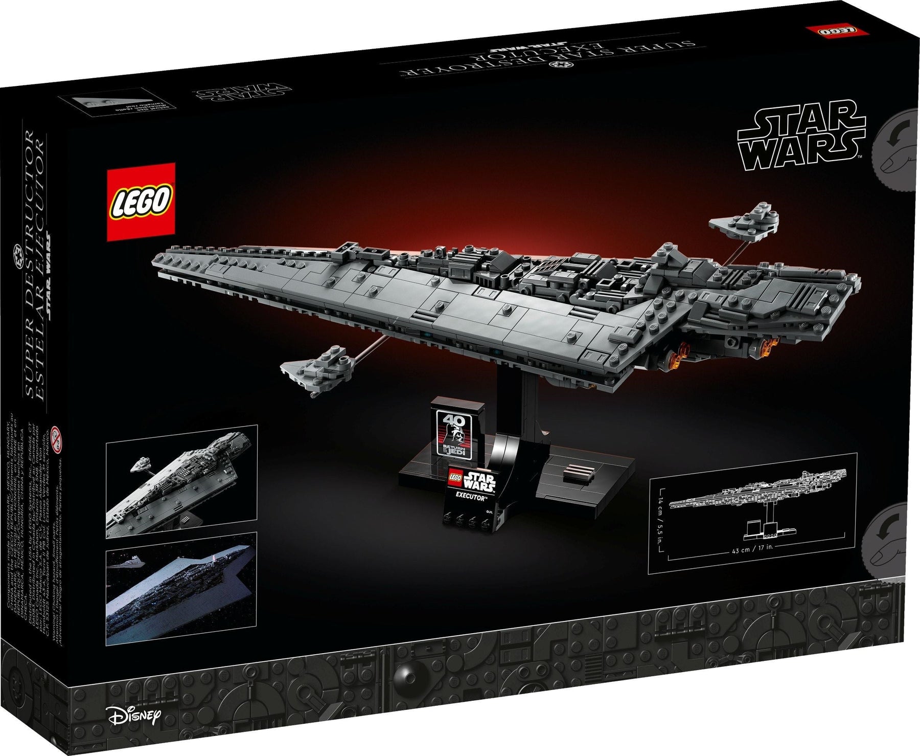 LEGO 75356 Executor Super Star Destroyer – Star Wars Display Model - SuperSaverAU - view 6
