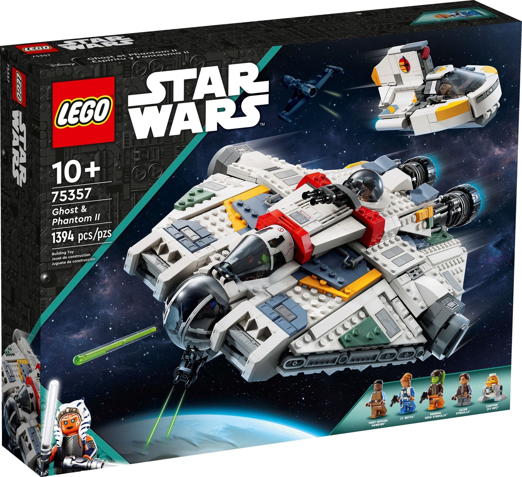 LEGO 75357 Ghost & Phantom II – Star Wars Starship Set - SuperSaverAU - view 1