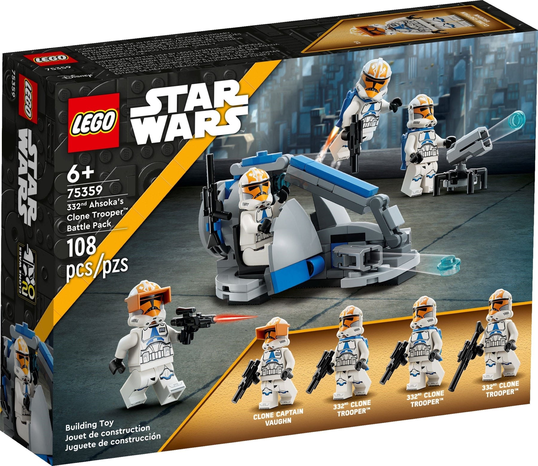LEGO 75359 332nd Ahsoka’s Clone Trooper Battle Pack – Star Wars Army Builder - SuperSaverAU - view 1