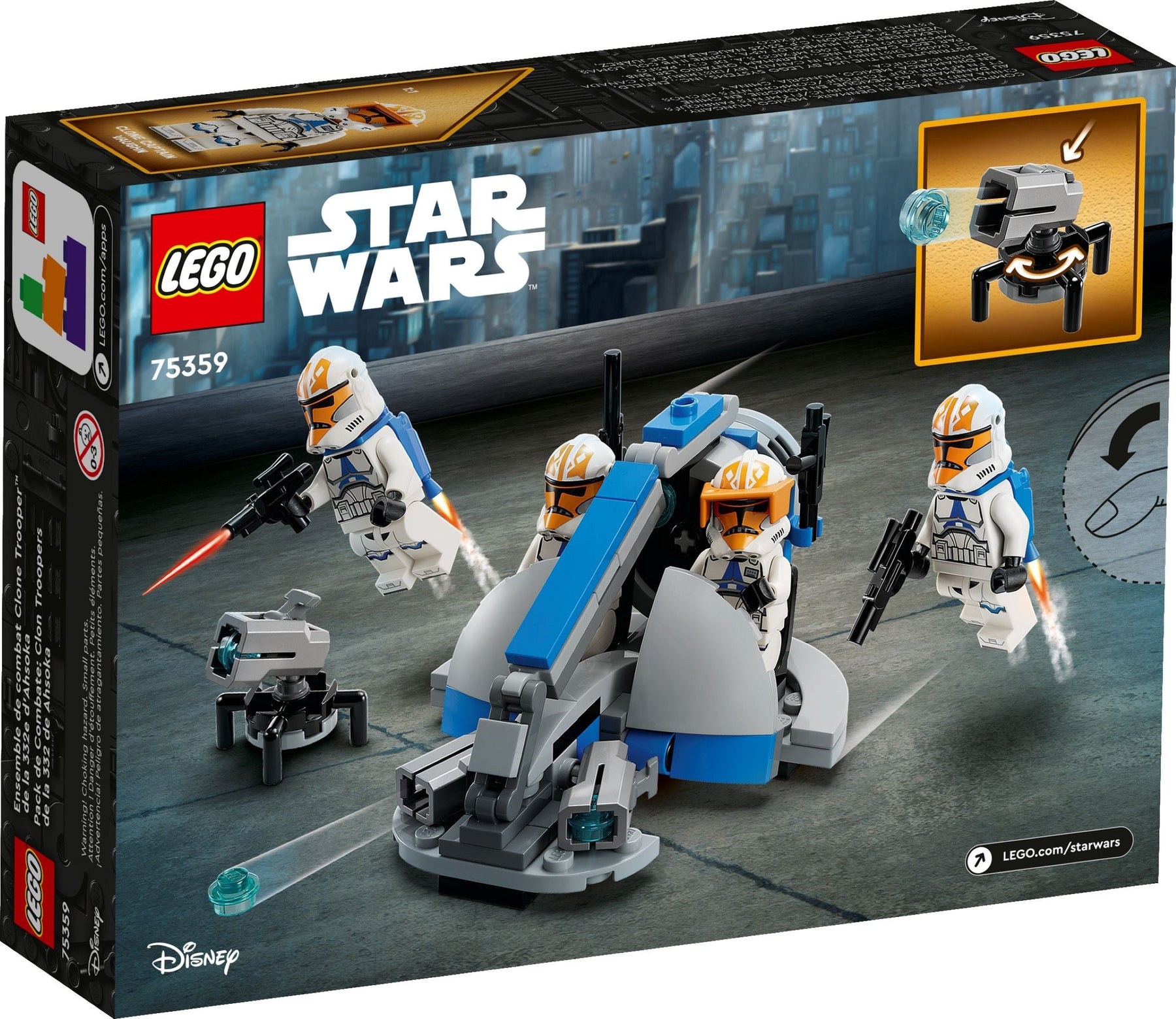 LEGO 75359 332nd Ahsoka’s Clone Trooper Battle Pack – Star Wars Army Builder - SuperSaverAU - view 5