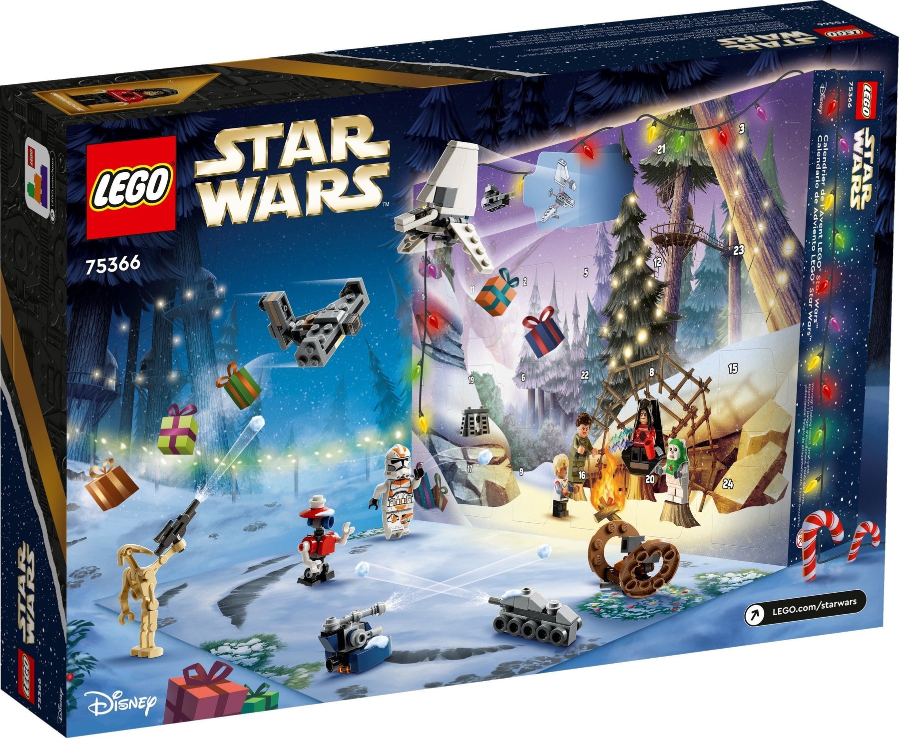 LEGO 75366 Star Wars Advent Calendar – Festive Holiday Surprise Set - SuperSaverAU - view 2