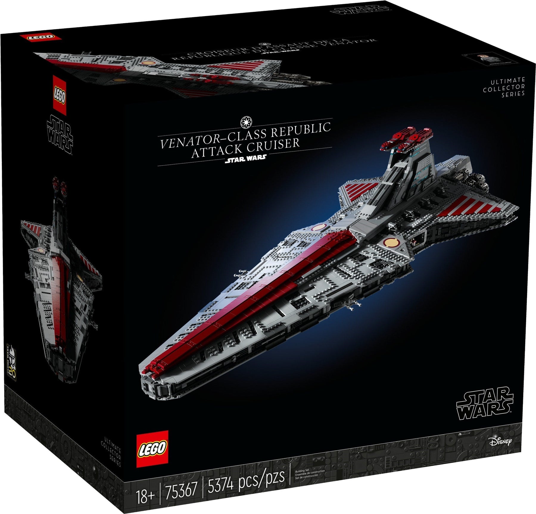 LEGO 75367 Venator-Class Republic Attack Cruiser – Ultimate Star Wars Starship - SuperSaverAU - view 1