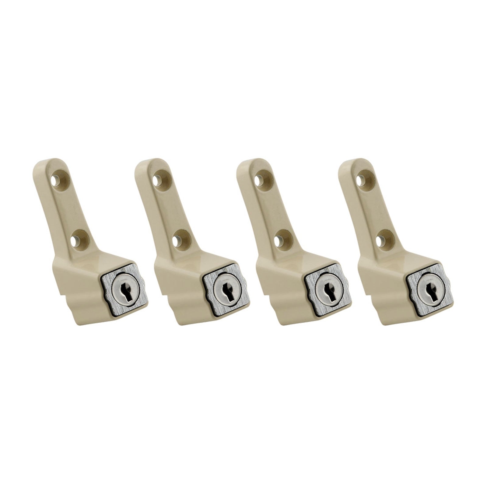 Ikonic Primrose Sliding Window Lock - Metal, Suits Aluminium Windows, 4 Pack