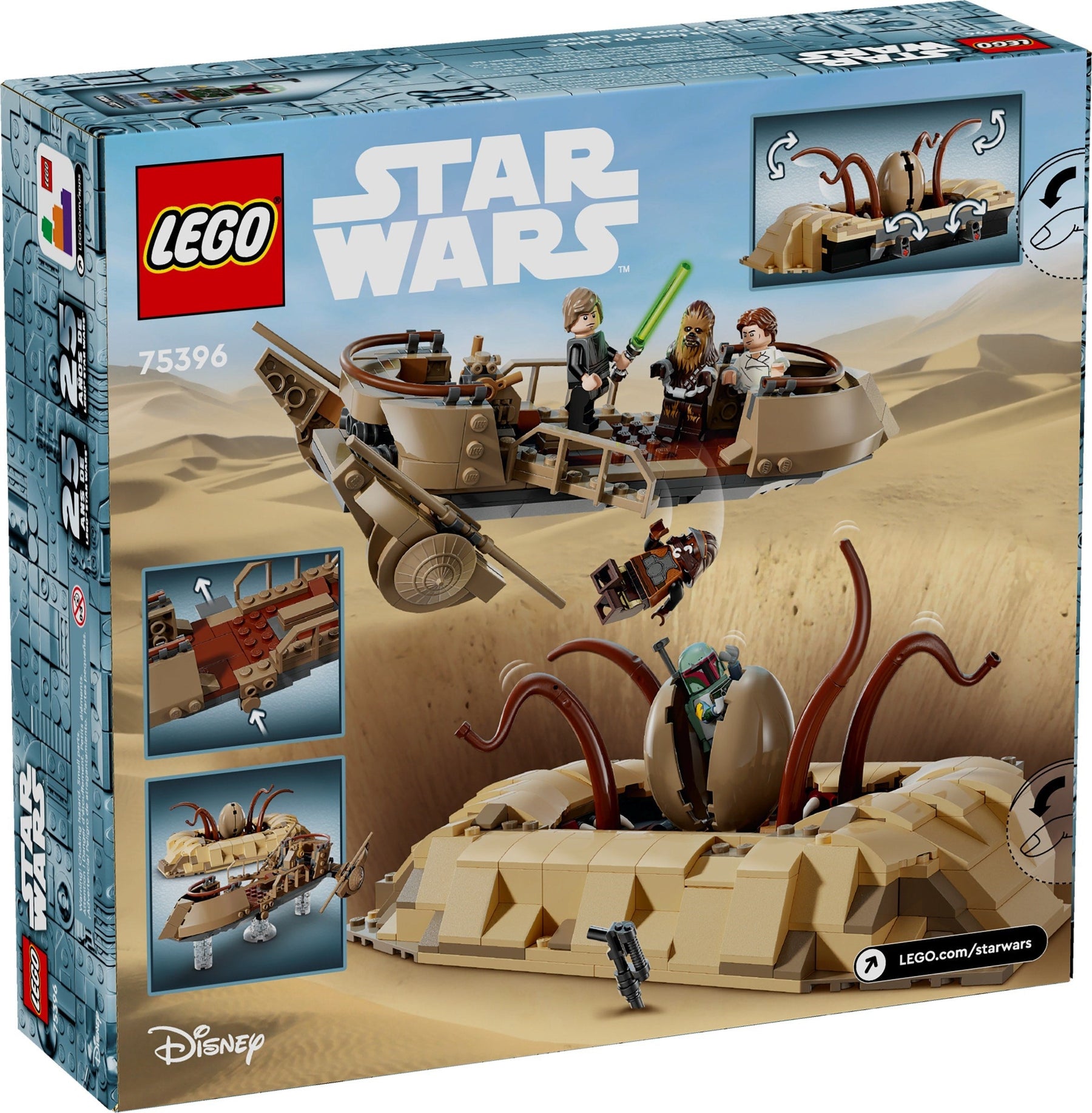 LEGO 75396 Star Wars Desert Skiff Sarlacc Pit - SuperSaverAU - view 1