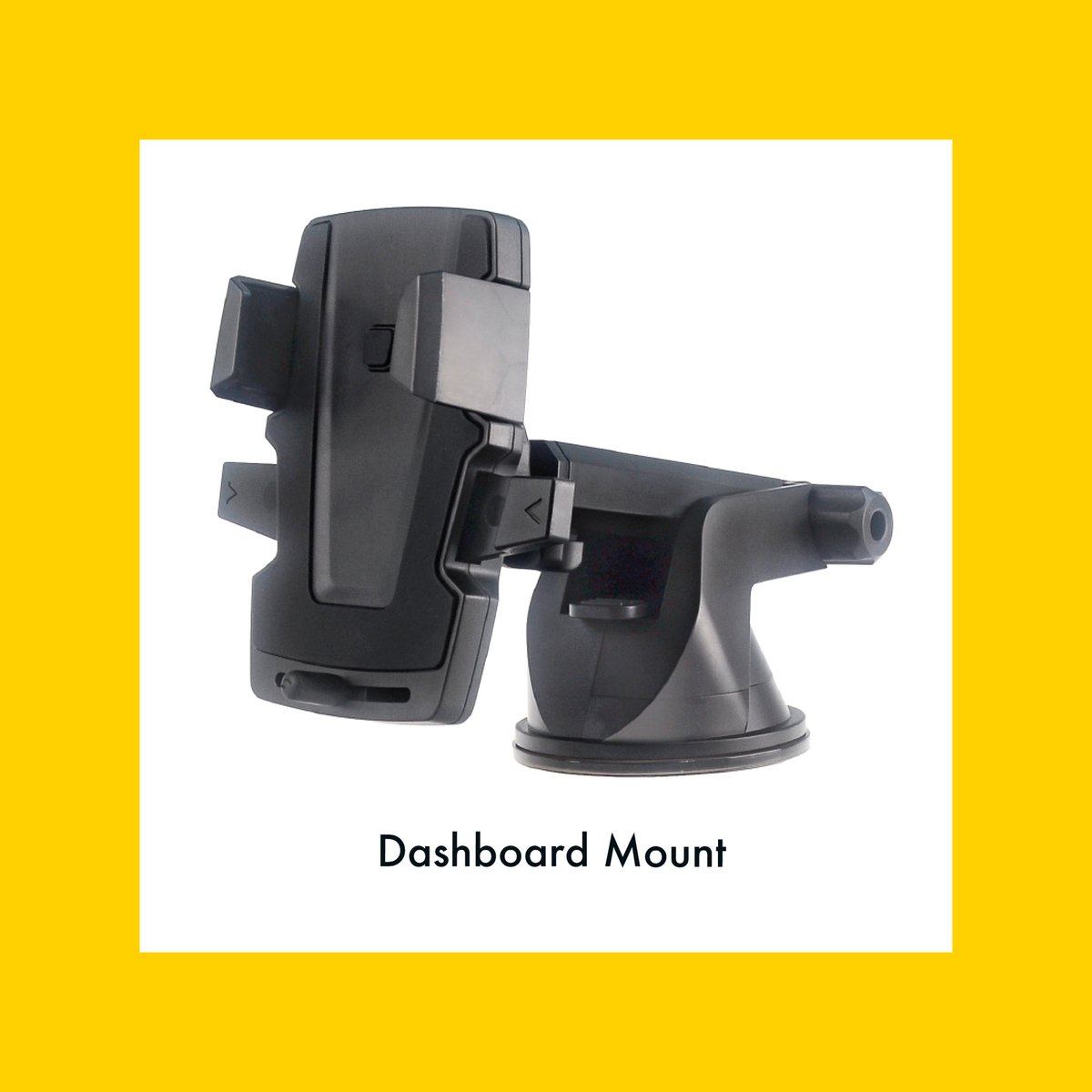 Antsig Black Car Phone Holder Dash Mount