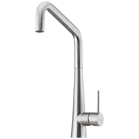Oliveri Essente square gooseneck mixer tap - Stainless Steel, 316 grade, WELS 5 Star - SS31670