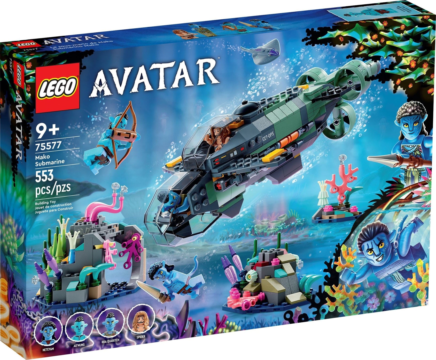 LEGO Avatar Series 75577 Mako Submarine- Auzzi Store