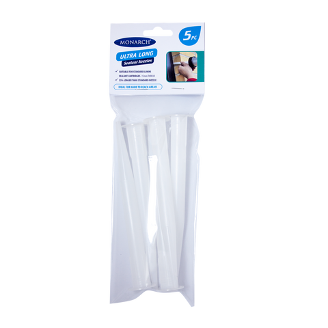 Monarch Ultra Long Sealant Nozzles 5 Pack Plastic