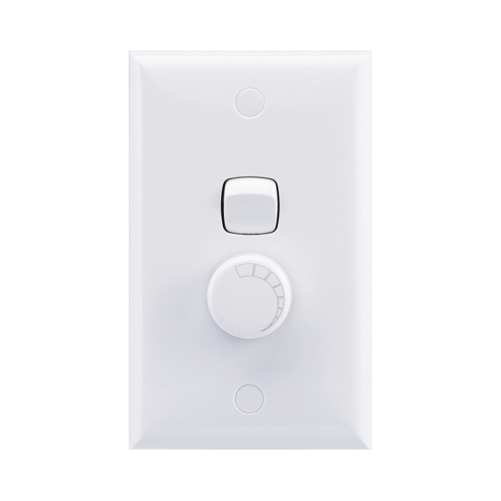HPM Leading Edge Light Dimmer Switch, 200VA, 240V, 1 Gang, White Plastic, CD200LWE
