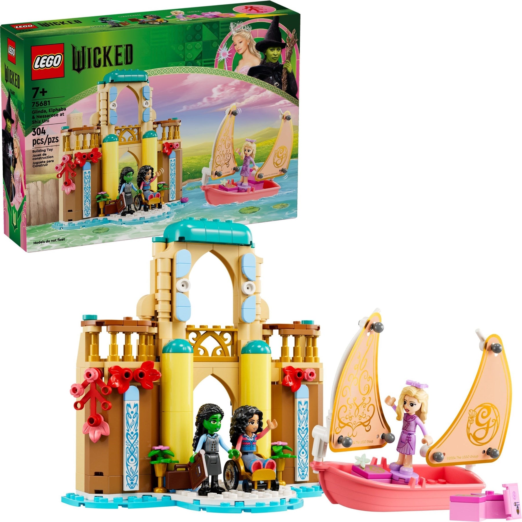 LEGO Wicked 75681 - Glinda, Elphaba, Nessarose at Shiz University - SuperSaverAU - view 2