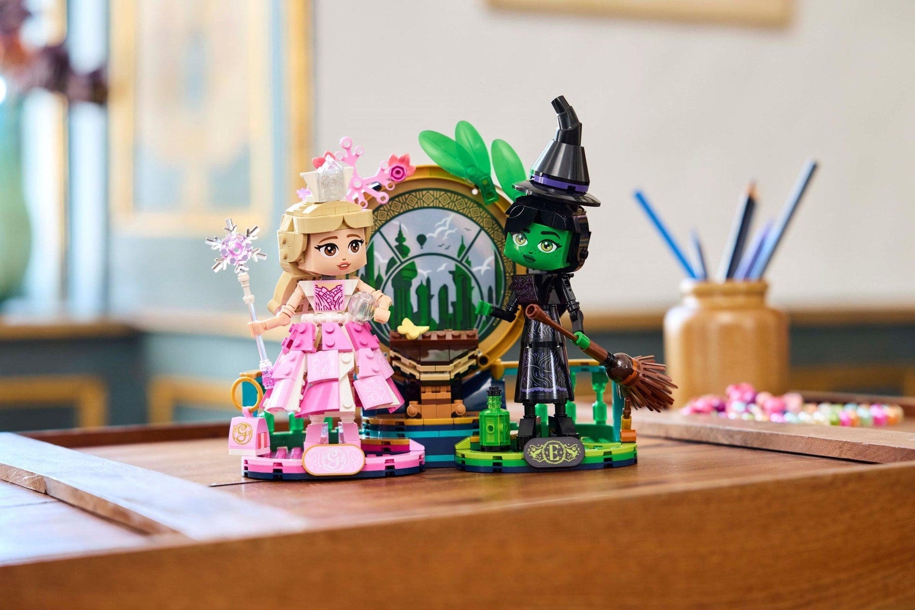 LEGO Wicked 75682 Glinda, Elphaba, and Nessarose at Shiz University - SuperSaverAU - view 4