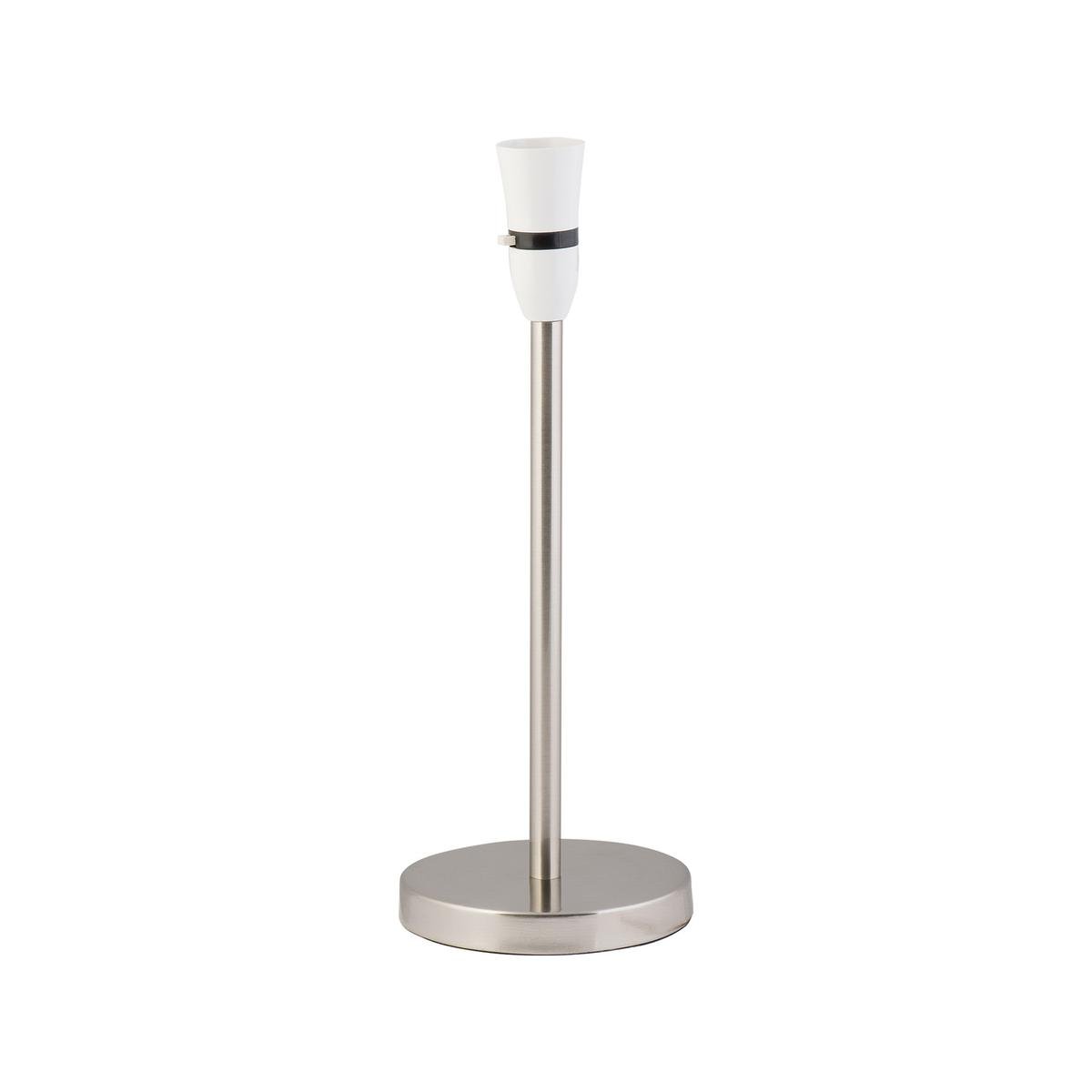 Verve Design Kiama Candlestick Table Lamp Base AM1561, 1.5m Cord B22, Stainless Steel Finish