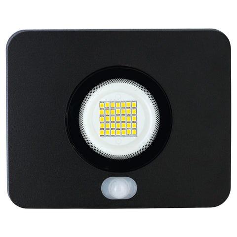 HPM LEANA 15W Slimline LED Security Floodlight with Motion Sensor, Die Cast Aluminium, Outdoor LFS0520BL