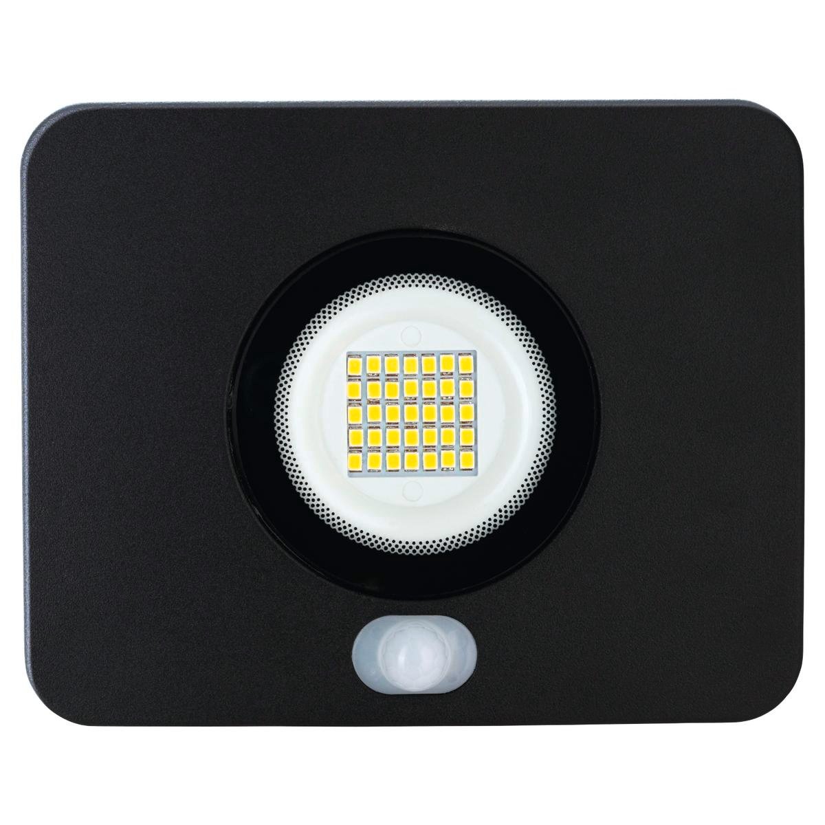 HPM LEANA 15W Slimline LED Security Floodlight with Motion Sensor, Die Cast Aluminium, Outdoor LFS0520BL