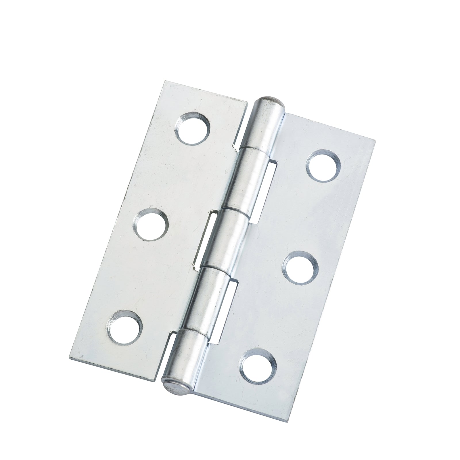 Lane 70 x 50 x 1.6mm Zinc Plated Fixed Pin Butt Hinge - Steel, Indoor