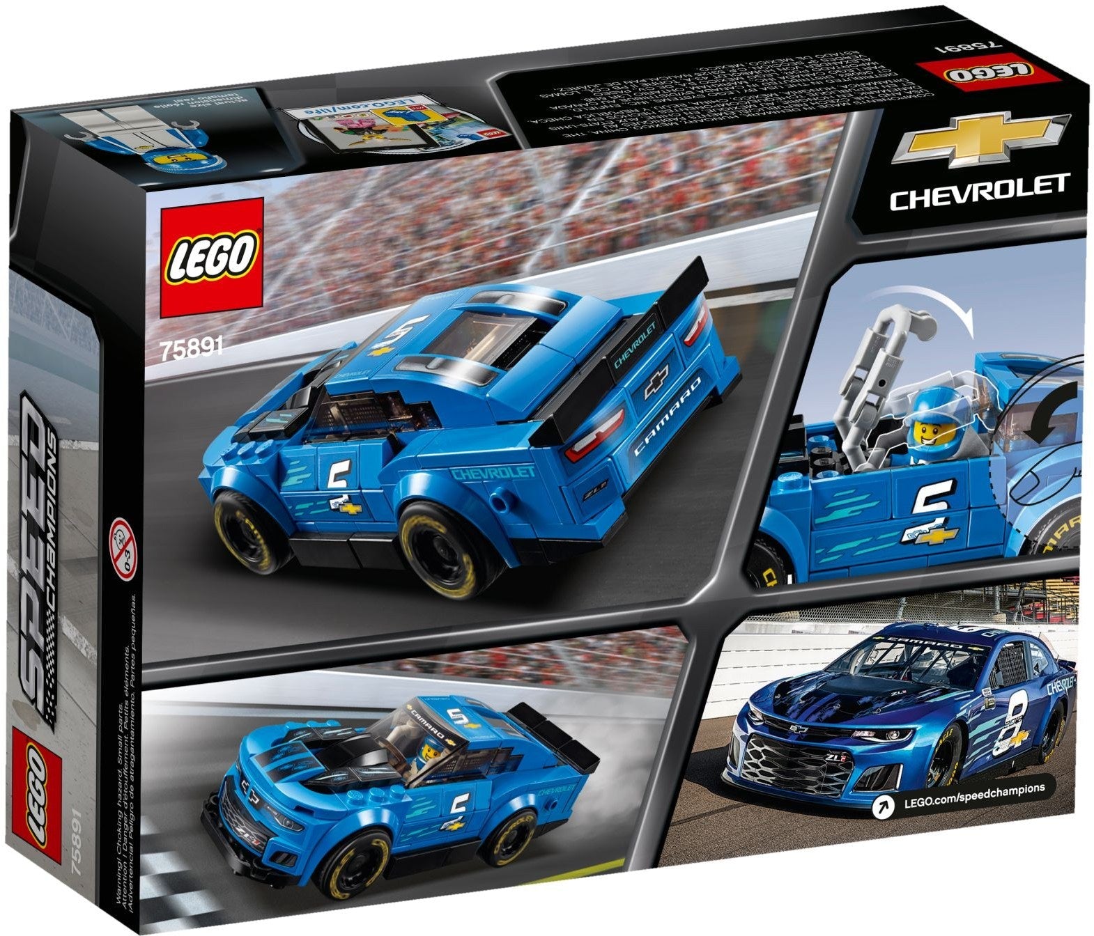 LEGO 75891 Chevrolet Camaro ZL1 Race Car Toy - SuperSaverAU - view 4