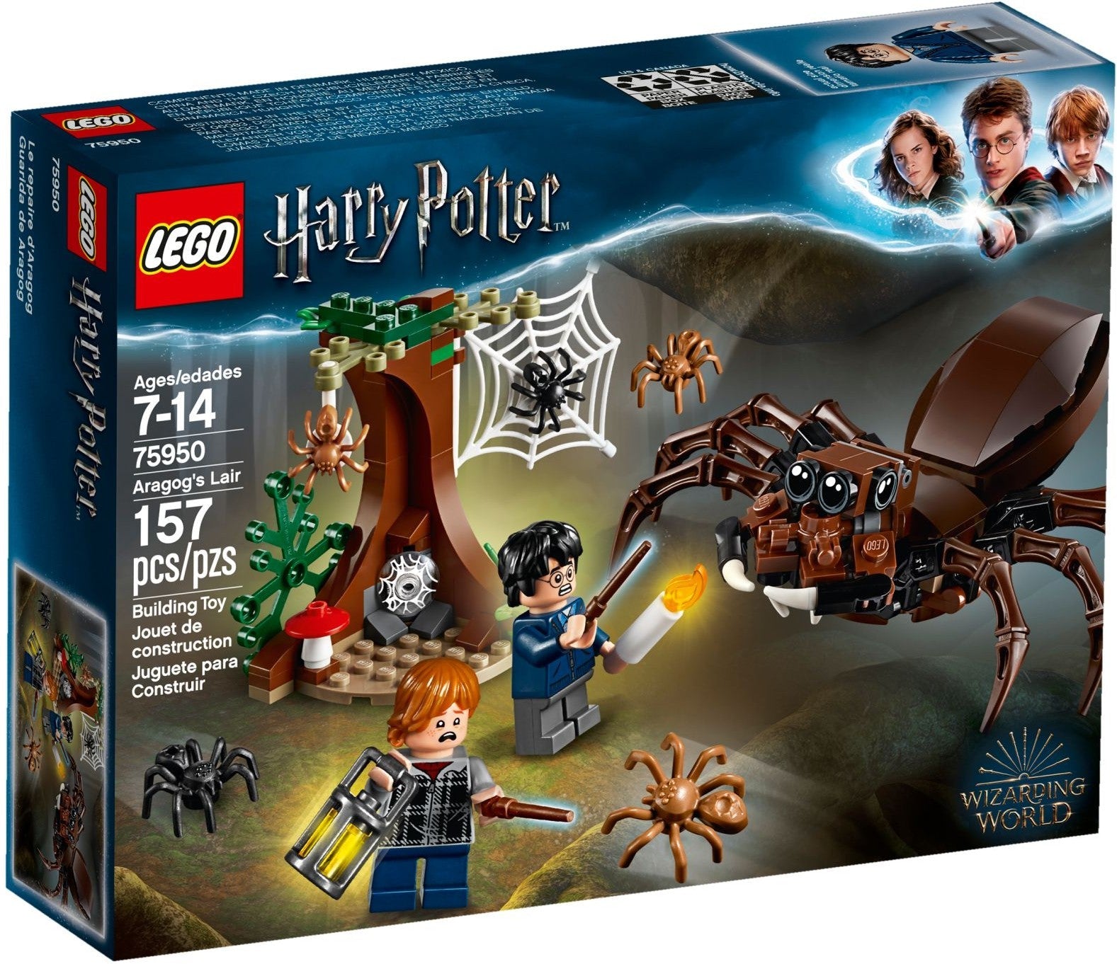 LEGO 75950 Aragog's Lair: Forbidden Forest Spider Showdown - SuperSaverAU - view 1