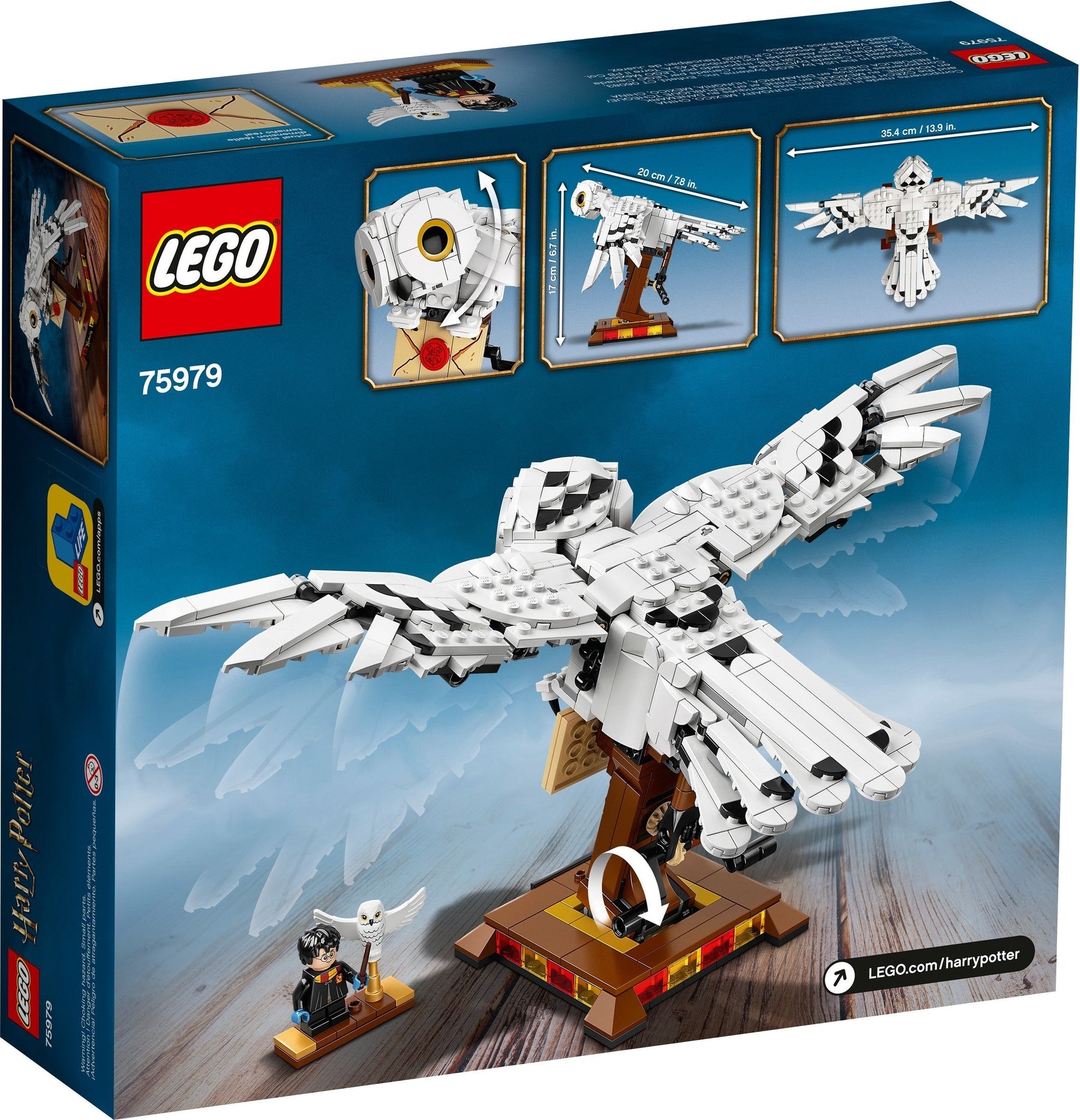 LEGO 75979 Hedwig Owl with Moving Wings - SuperSaverAU - view 7