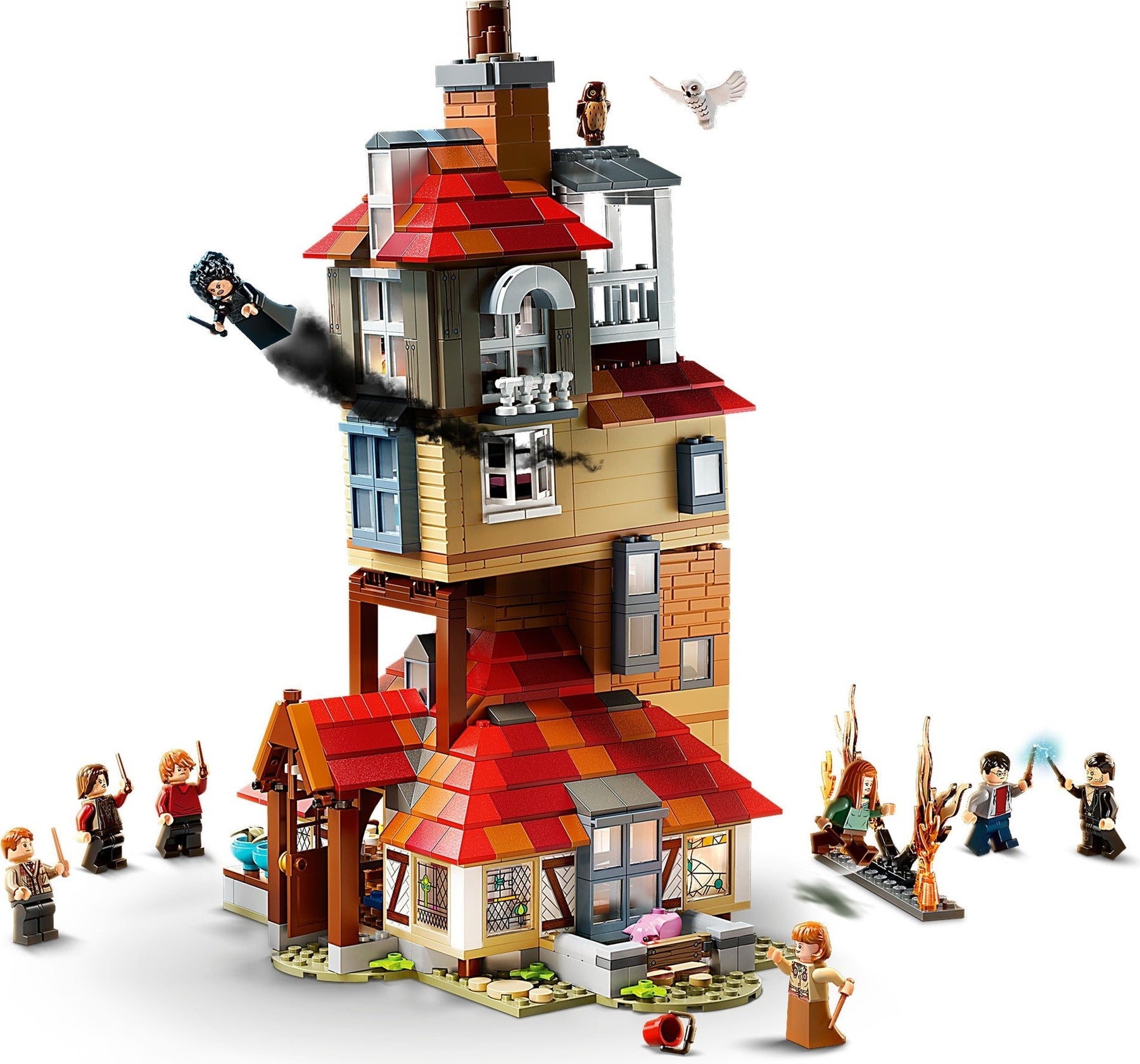 LEGO 75980 Attack on the Burrow - Weasley House Playset - SuperSaverAU - view 6