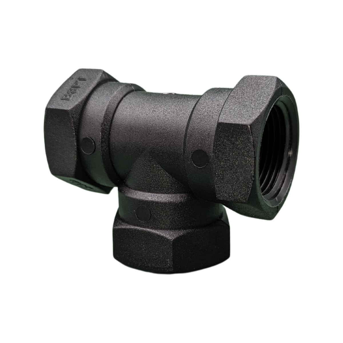 GD Watermark 1" Poly Irrigation F/F/F Tee 25mm Reinforced Nylon