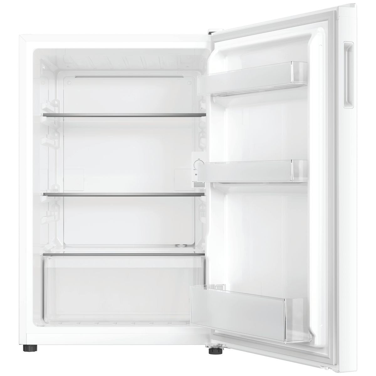 Haier 300 Series 129L bar fridge - white, 4.5 star energy rating, adjustable glass shelves - HRF130UW2
