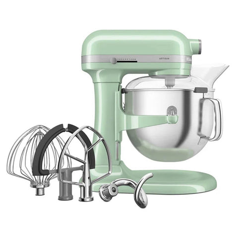 KitchenAid KSM70 Artisan stand mixer 6.6L - Pistachio finish, bowl-lift, 11 speeds - 5KSM70SHXAPT