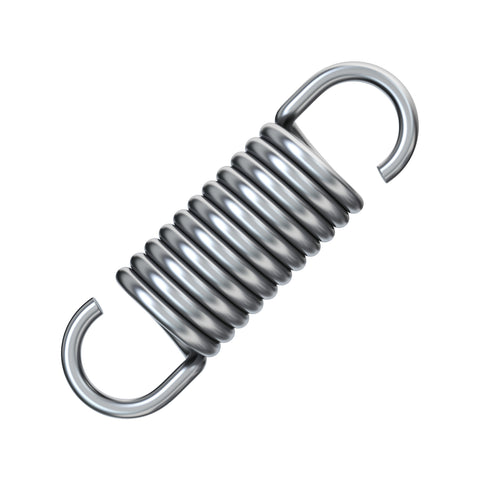 Century Spring Corp Steel Extension Spring 32 x 254 x 3.8mm - 4 Pack