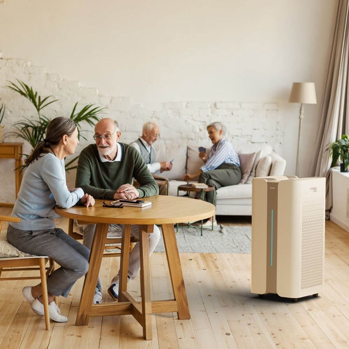 Ionmax+ Aire X 6 Stage Air Purifier - True HEPA, Activated Carbon, UV Light, Up to 40m², Wi-Fi - ION1000PRO
