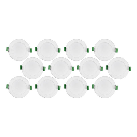 Click 6W 70mm CCT LED Downlight 12 Pack - Indoor, Colour Selectable