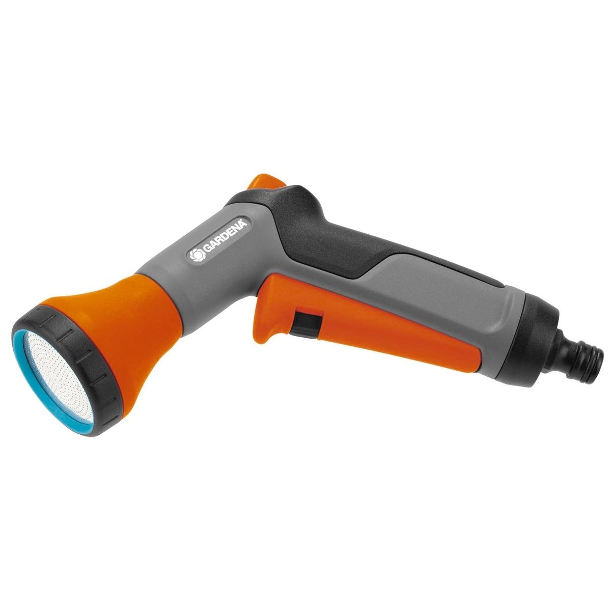 GARDENA 13mm Classic Soft Spray Trigger Gun Nozzle - Trigger Lock, Soft Grip, 1000kPa