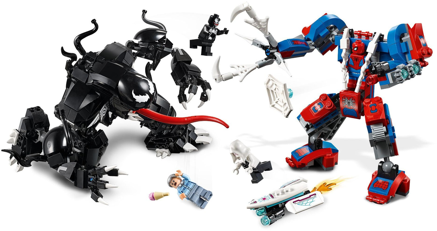 LEGO 76115 Spider Mech vs. Venom Mech Superhero Set - SuperSaverAU - view 3
