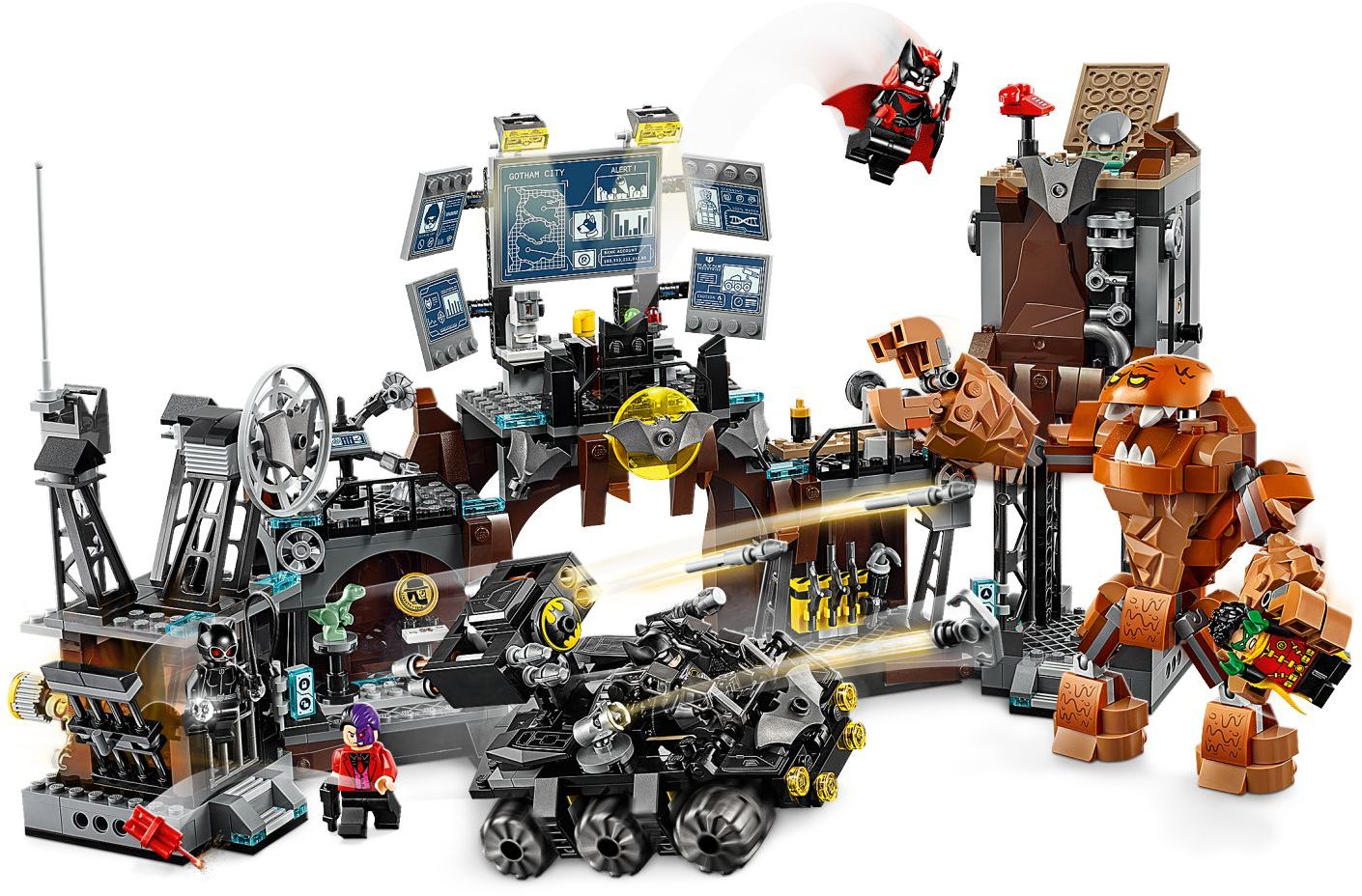 LEGO 76122 Batcave: Clayface Invasion Batman Playset - SuperSaverAU - view 2