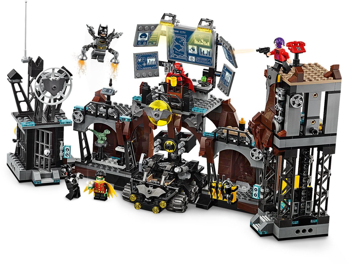 LEGO 76122 Batcave: Clayface Invasion Batman Playset - SuperSaverAU - view 3