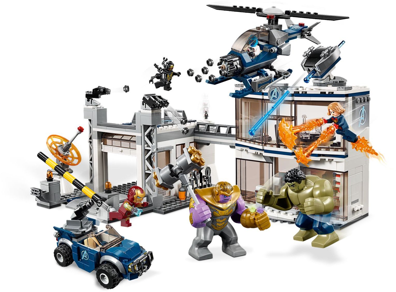 LEGO 76131 Avengers Compound Battle Superhero Minifigures Playset - SuperSaverAU - view 2