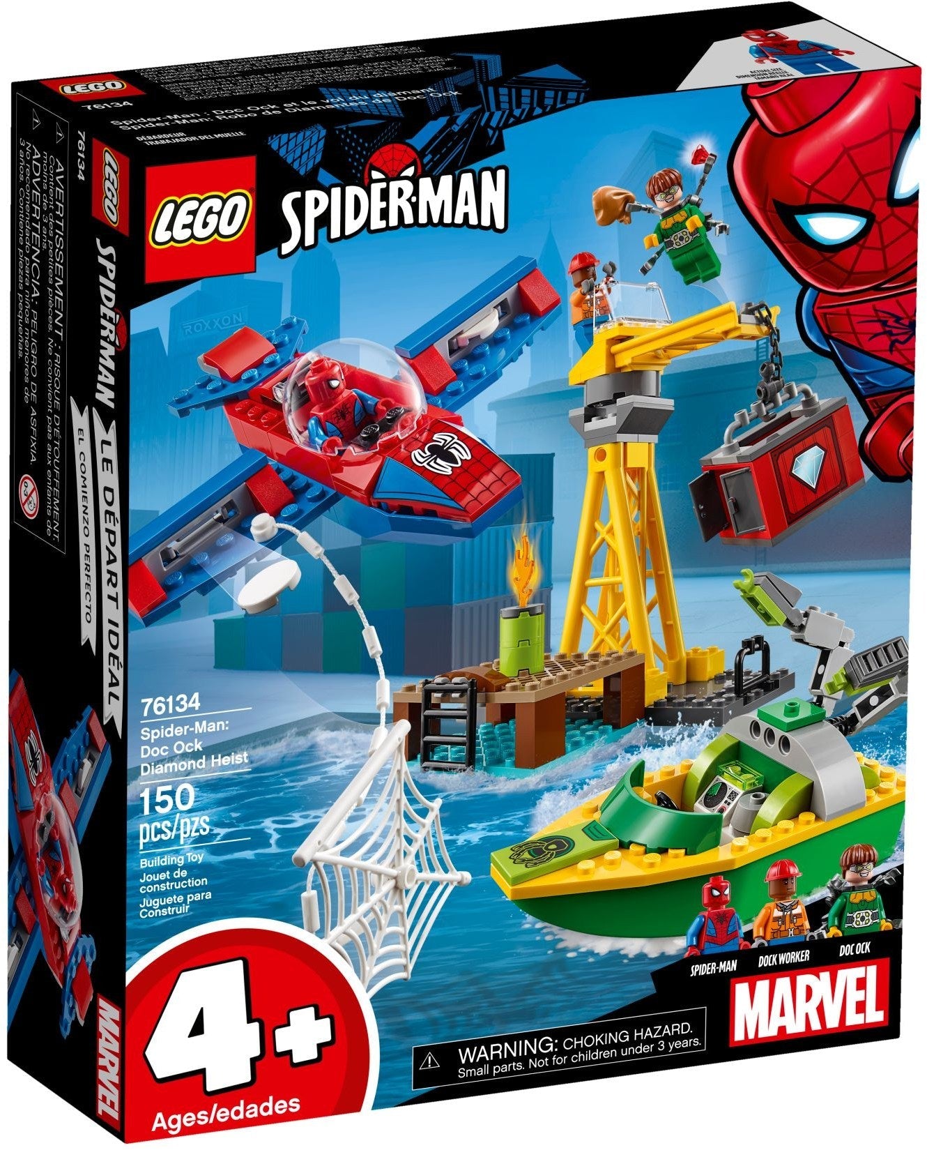 LEGO 76134 Spider-Man vs. Doc Ock Diamond Heist - SuperSaverAU - view 1