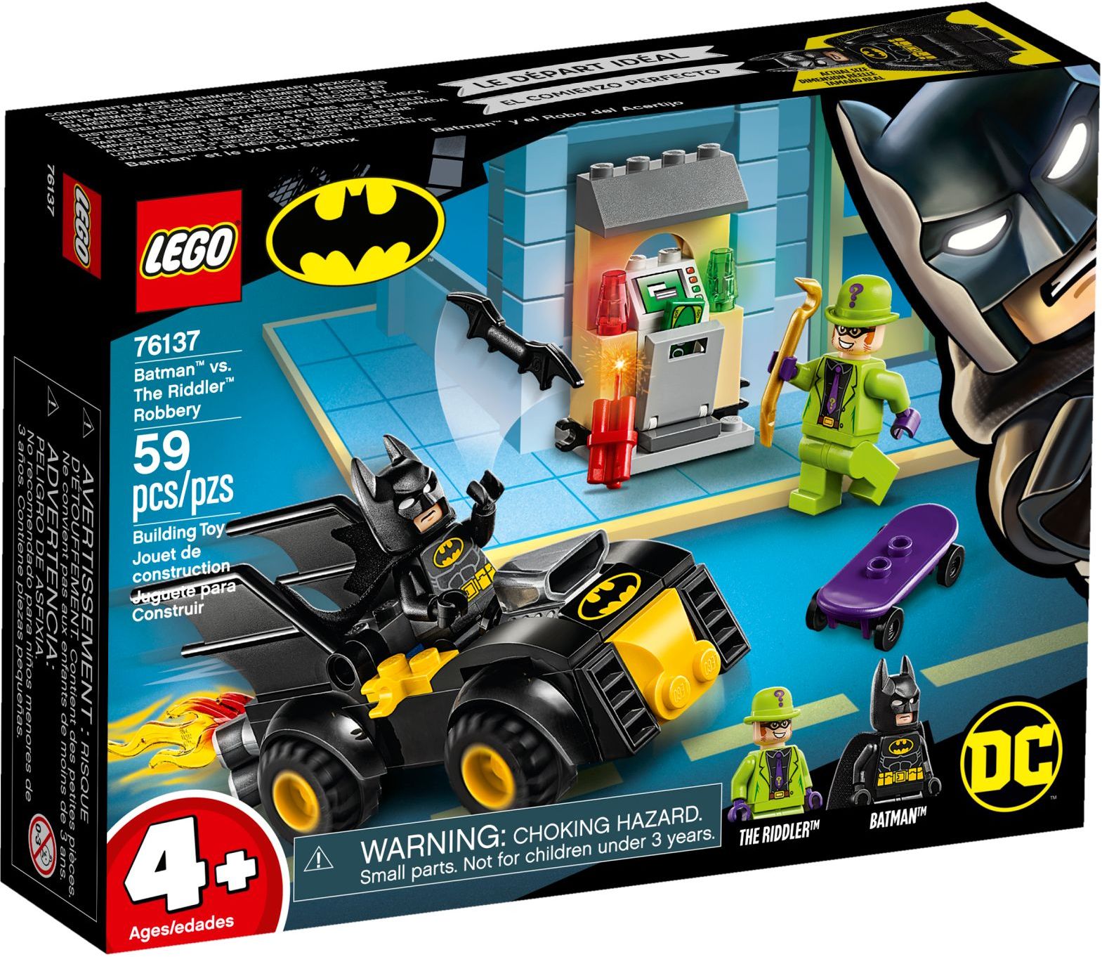 LEGO 76137 Batman vs. The Riddler Robbery: Batmobile Pursuit - SuperSaverAU - view 1
