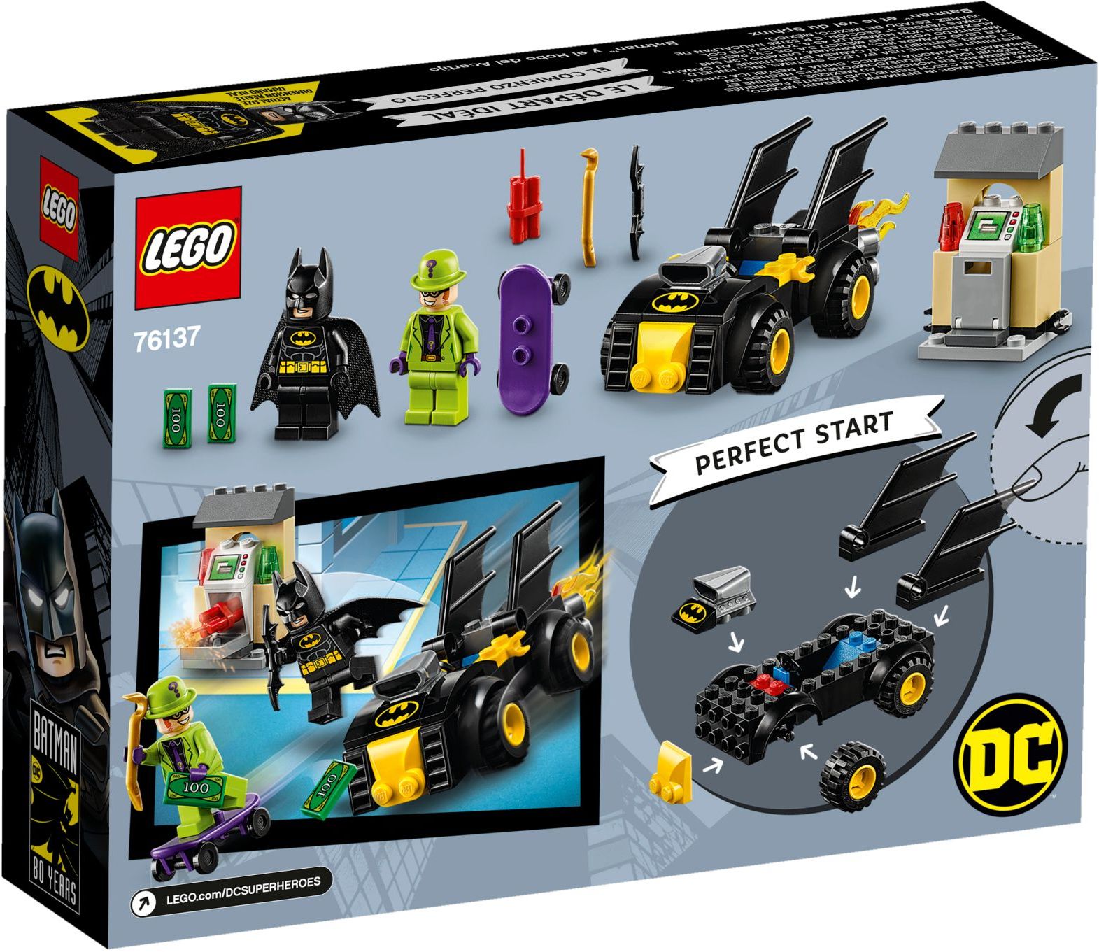 LEGO 76137 Batman vs. The Riddler Robbery: Batmobile Pursuit - SuperSaverAU - view 4