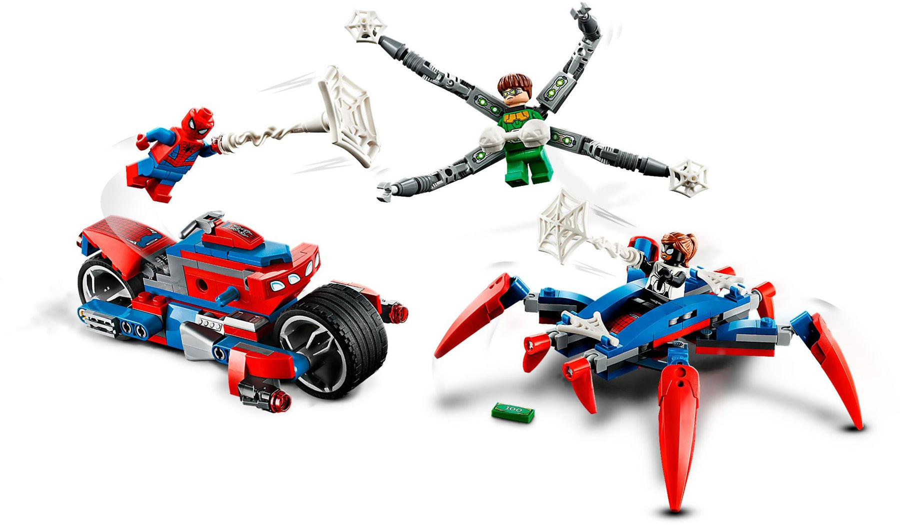 LEGO 76148 Spider-Man vs. Doc Ock Motorcycle - SuperSaverAU - view 3