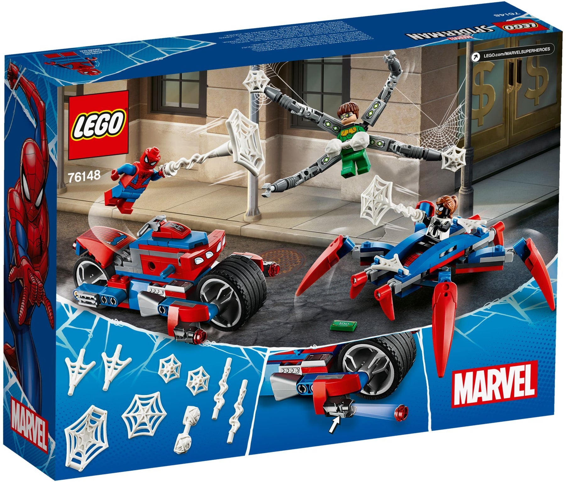 LEGO 76148 Spider-Man vs. Doc Ock Motorcycle - SuperSaverAU - view 4