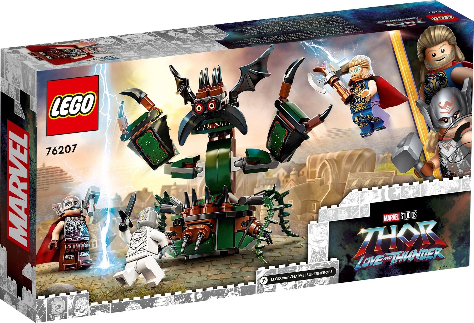 LEGO 76207 Attack on New Asgard: Thor vs. Shadow Monster - SuperSaverAU - view 2