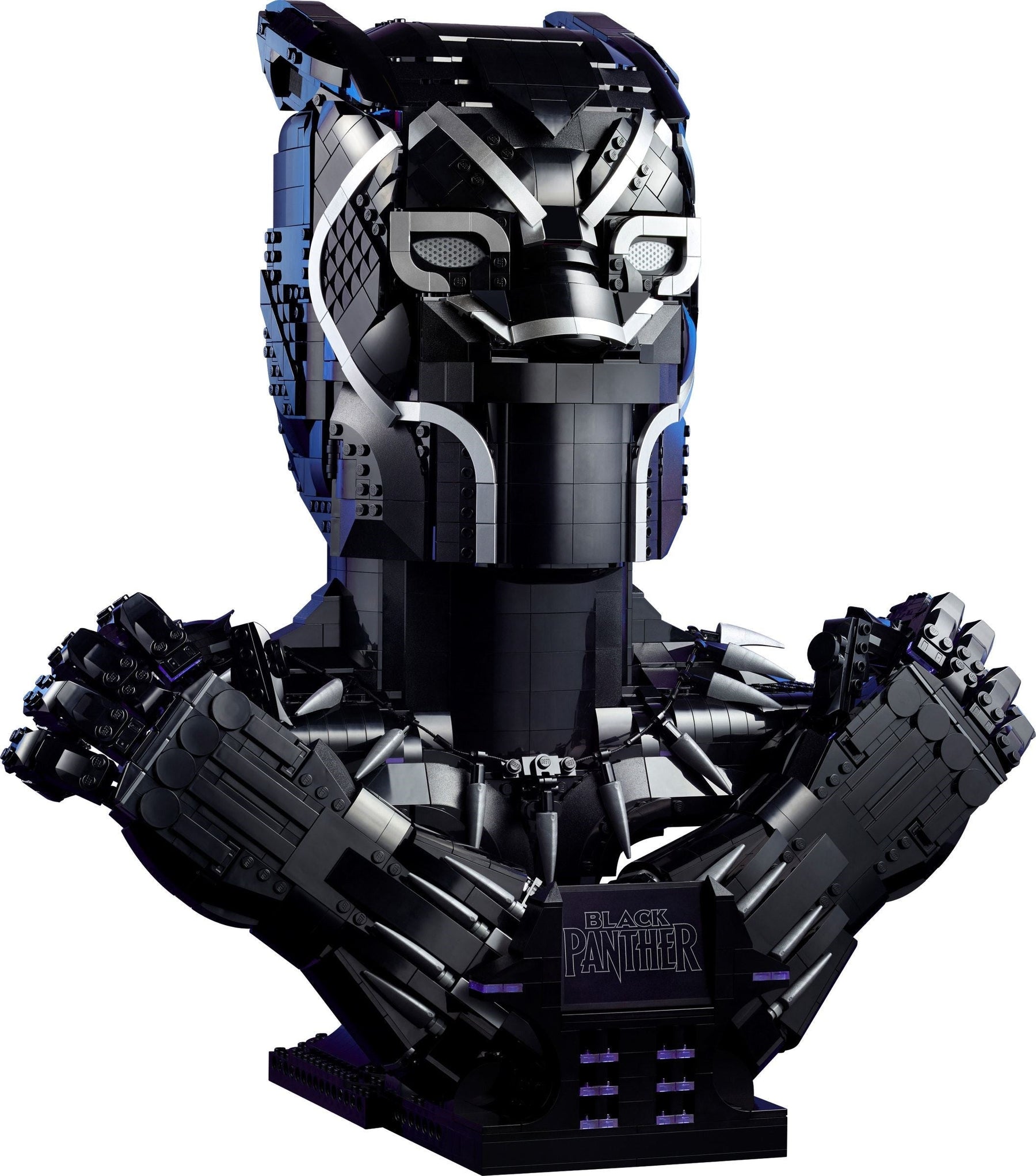 LEGO 76215 Black Panther Buildable Bust Model Kit - SuperSaverAU - view 3