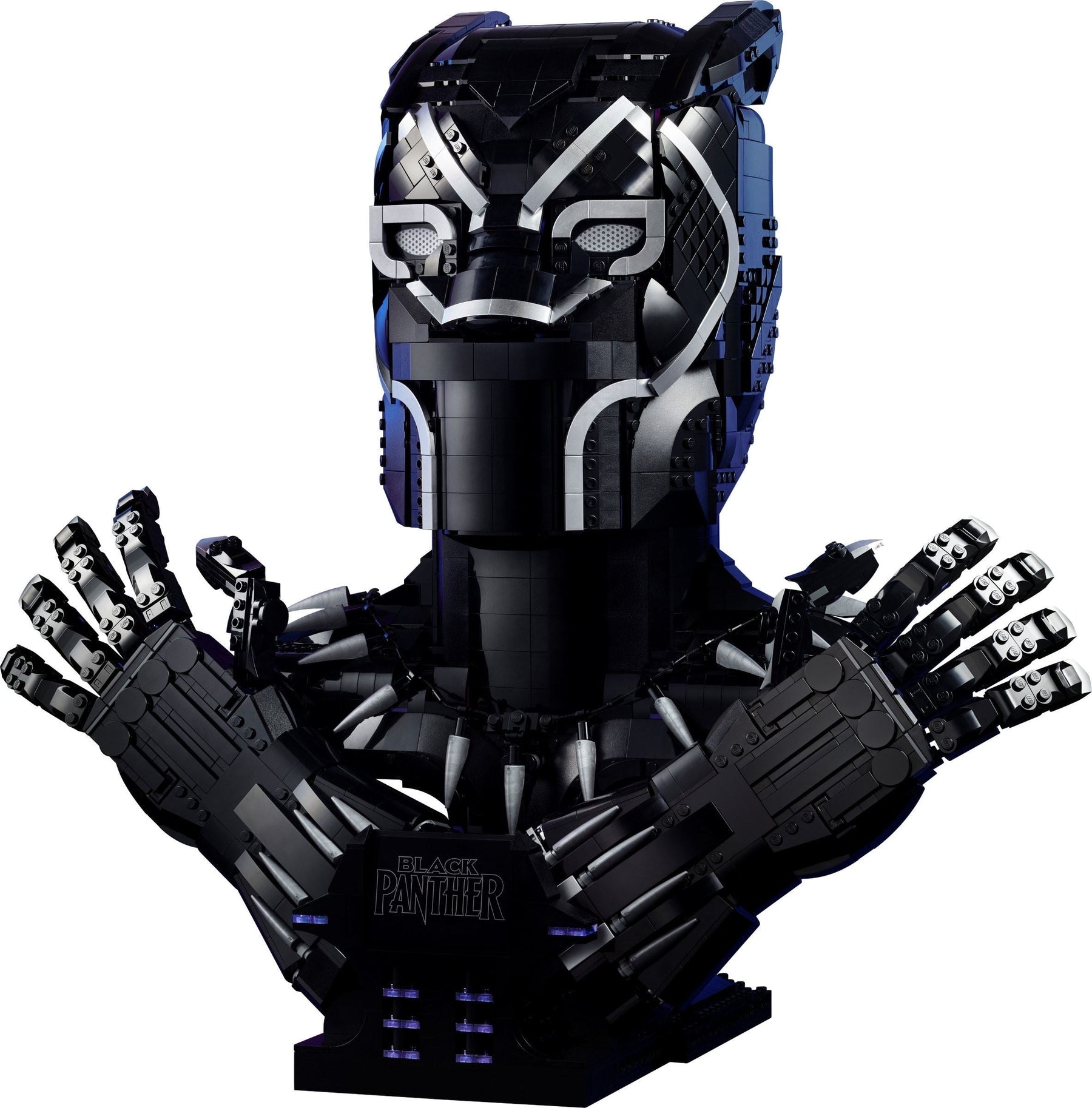 LEGO 76215 Black Panther Buildable Bust Model Kit - SuperSaverAU - view 4