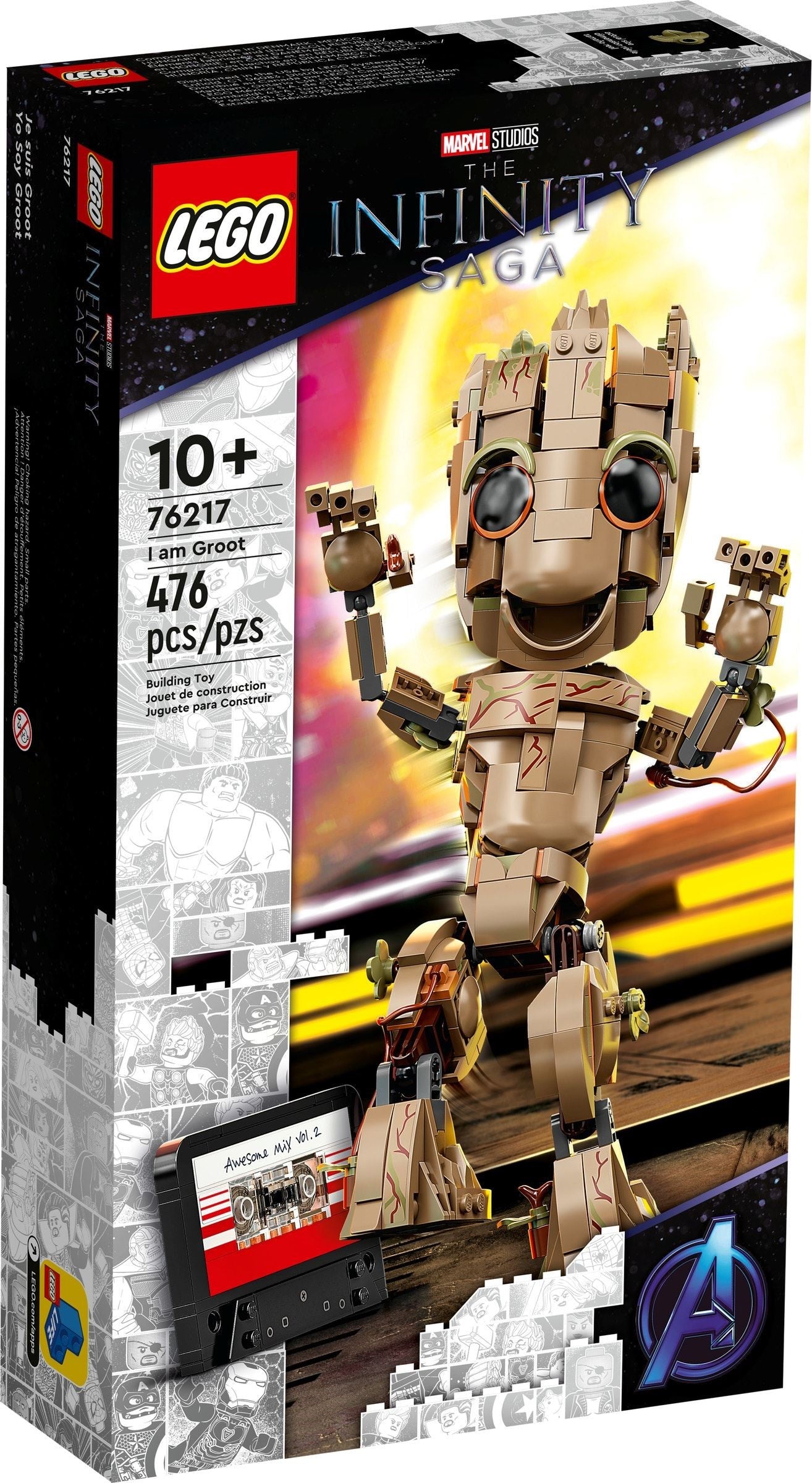 LEGO 76217 I am Groot: Posable Baby Groot Kit - SuperSaverAU - view 1