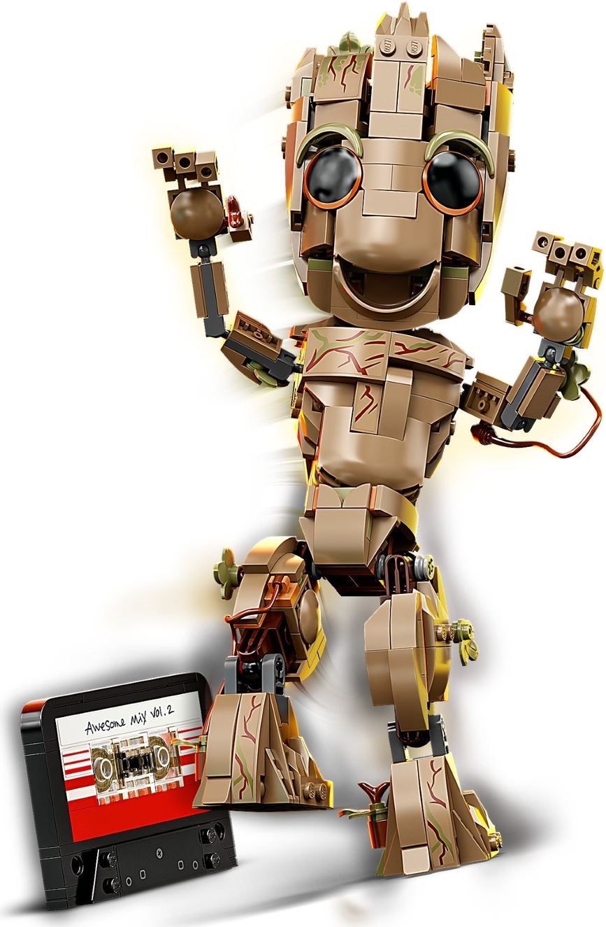LEGO 76217 I am Groot: Posable Baby Groot Kit - SuperSaverAU - view 2