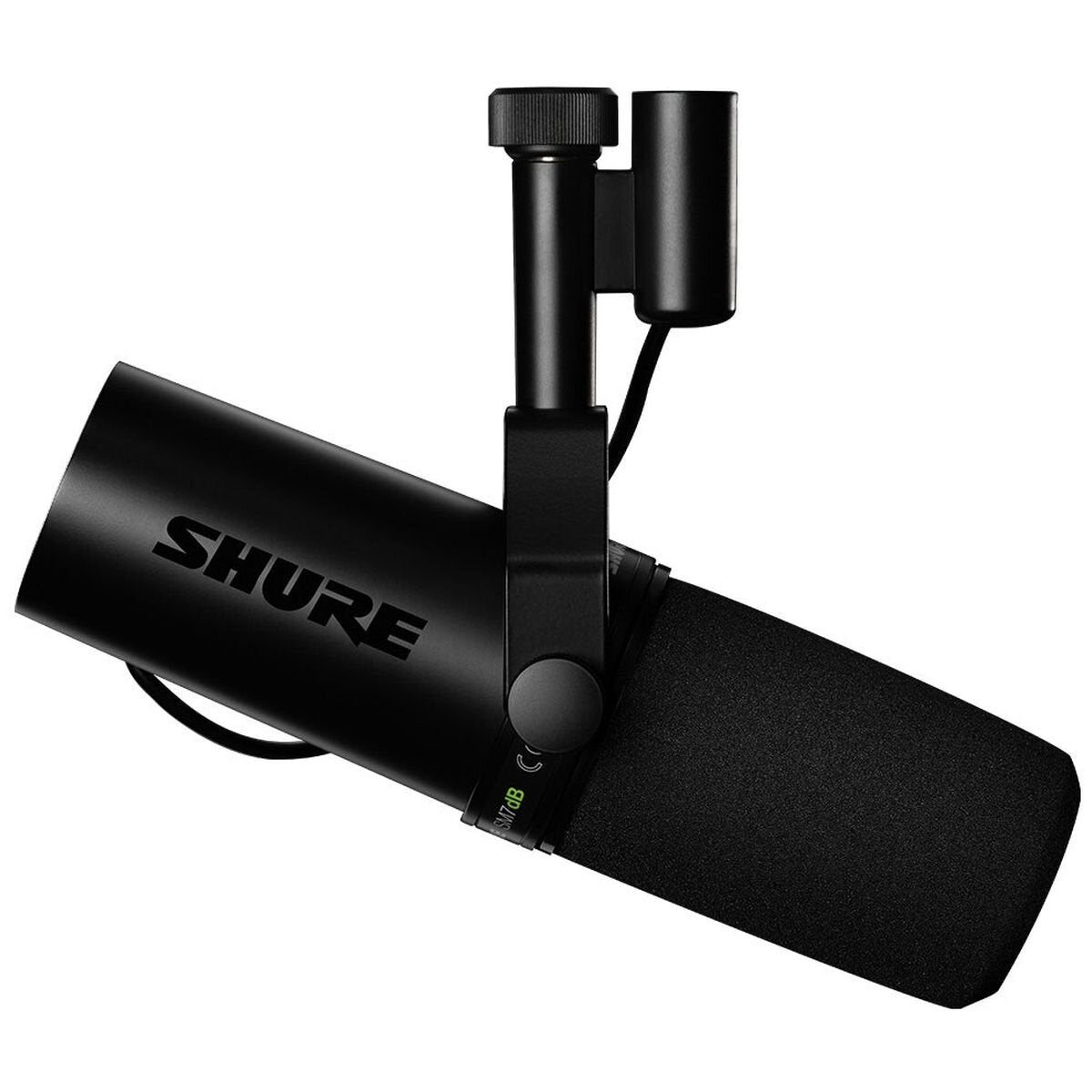 Shure Professional Dynamic Vocal Microphone - Integrated Preamp, Cardioid Pattern, Pop Filter - SHR-SM7DB