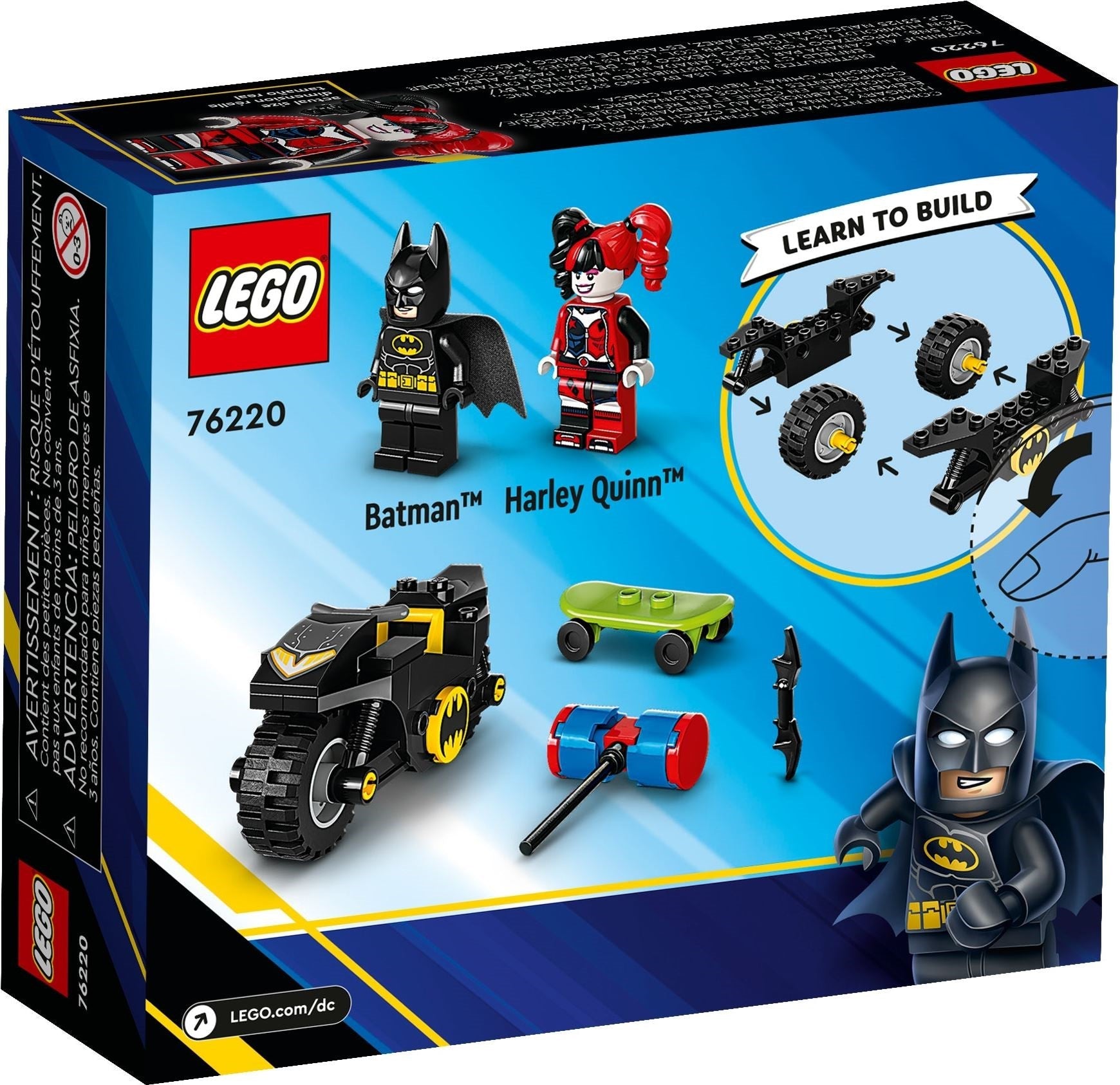 LEGO 76220 Batman vs. Harley Quinn 4+ Set - SuperSaverAU - view 4